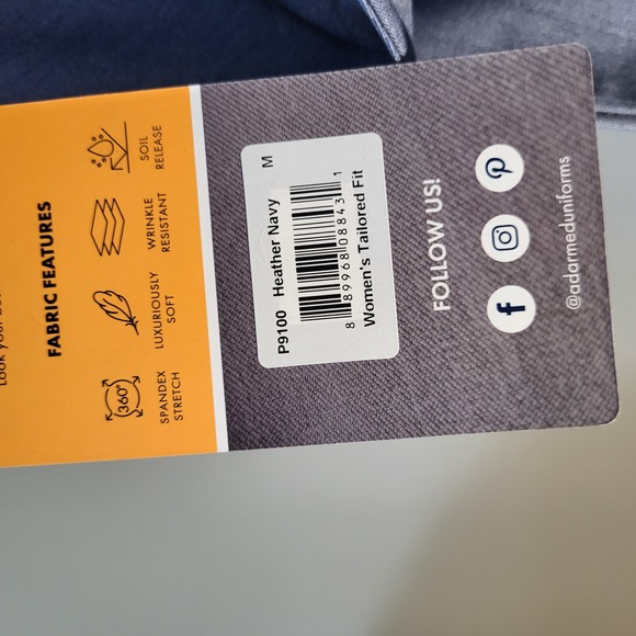 Adar Pro Tailored Fit Scrub Set - Picture 3 of 3